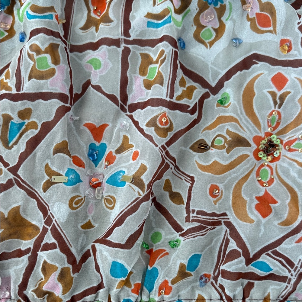 Diane Von Furstenberg Multicolor Silk Blouse - Picture 6 of 6